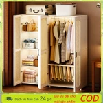 【Bảo hành trọn đời】tủ quần áo tủ gỗ 4 cánh Áo Lắp Ghép Tủ quần áo lớn đa năng tủ treo quần áo tủ áo quần，Dễ Lắp Ráp — ảnh 1