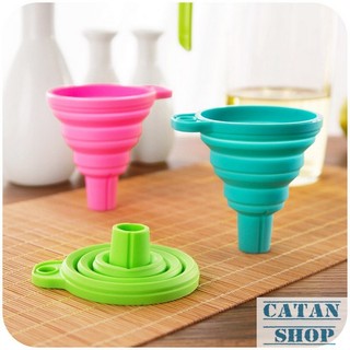 Phễu Silicon Gấp Gọn Dùng Chiết Chất Lỏng, Dầu Ăn, Gia Vị Siêu Bền, Quặng Phễu Silicone Chiết Nước