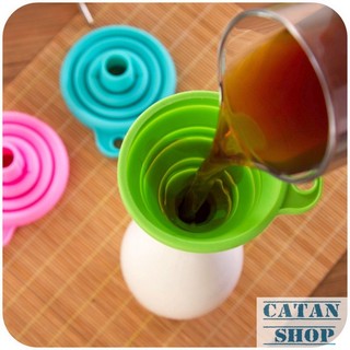 Phễu Silicon Gấp Gọn Dùng Chiết Chất Lỏng, Dầu Ăn, Gia Vị Siêu Bền, Quặng Phễu Silicone Chiết Nước