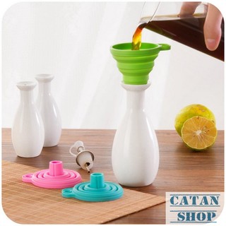 Phễu Silicon Gấp Gọn Dùng Chiết Chất Lỏng, Dầu Ăn, Gia Vị Siêu Bền, Quặng Phễu Silicone Chiết Nước