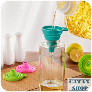 Phễu Silicon Gấp Gọn Dùng Chiết Chất Lỏng, Dầu Ăn, Gia Vị Siêu Bền, Quặng Phễu Silicone Chiết Nước