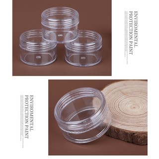 (SET 3) HŨ NHỰA TRONG SUỐT Có Nắp Đậy Dùng Để Chiết Mỹ Phẩm(C17)Nhiều Kích Cỡ Đem Đi Du Lịch,Công Tác,Thể Thao Tiện Lợi