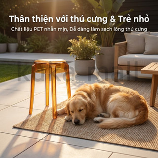 Ghế nhựa trong suốt, ghế trang trí, ghế ăn, bền đẹp, có thể xếp chồng lên nhau nhiều màu sắc