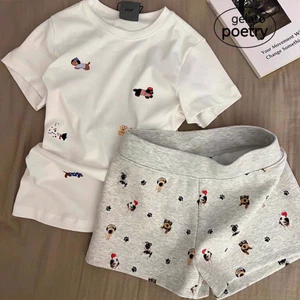 Set Đồ Bộ Hoạ Tiết Bé Ngực Nhí Kèm Các Hình Sinh Động(order 7-10n)