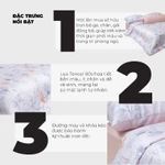 (Mẫu Mới) Bộ Chăn Ga Gối 5 Món Gòn Bedding Lụa Tencel 60s Hoạ Tiết 1m6x2m - 1m8x2m [Cho nệm 10 - 20cm] — ảnh 2