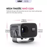 Máy Chiếu Mini Kaw - k660 chiếu sắc nét, Xem Phim Giải Trí, Dạy Học, Văn Phòng, Đa Năng - Bảo hành chính hãng 12 tháng — ảnh 2