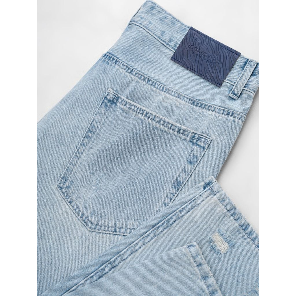 Quần Jeans Nam ICONDENIM Ống Suông Scar Form Straight QJID0284 | BigBuy360 - bigbuy360.vn