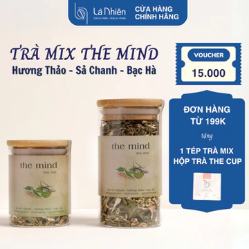 Trà Thảo Mộc detox The Mind Là Nhiên. Trà hoa Thanh Nhiệt, Detox, Giúp Tỉnh Táo, Giảm Căng Thẳng