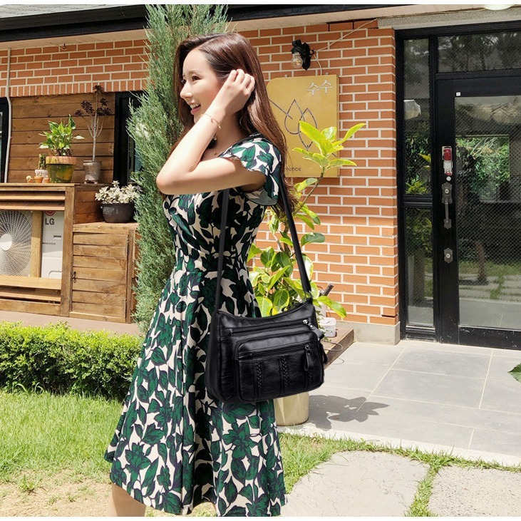Túi xách nữ mới túi xách đeo chéo bag túi đeo chéo da mềm chất