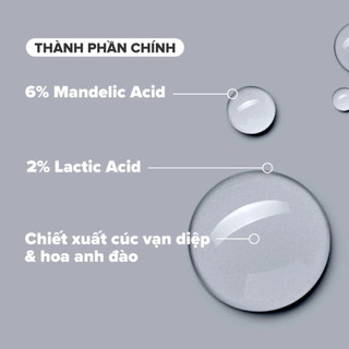 Dung dịch tẩy tế bào chết Paula's Choice 6% Mandelic Acid + 2% Lactic Acid Liquid Exfoliant 88ml