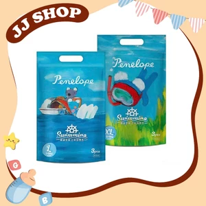 Túi 3 Miếng Tã Bỉm Quần Bơi PENELOPE Cao Cấp Nội Địa Hàn Quốc - Size L / XL