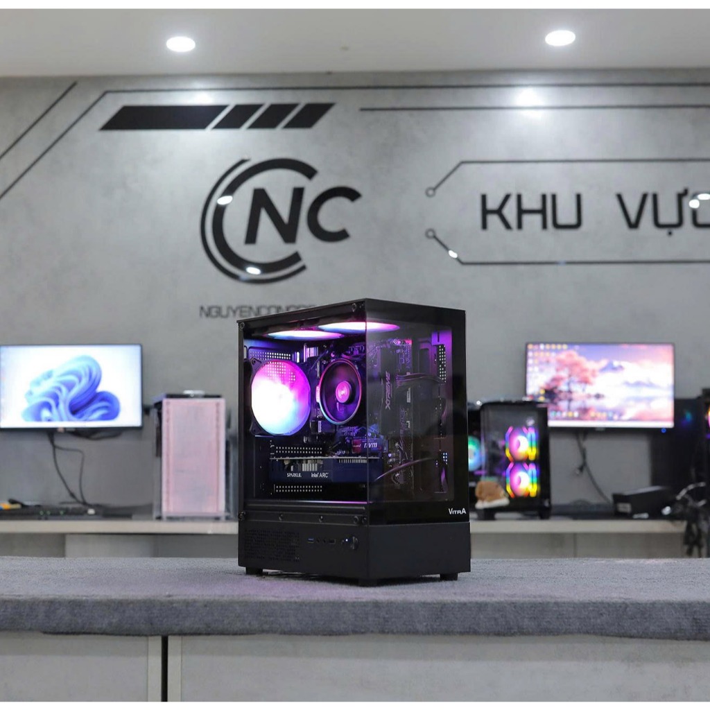Bộ máy tính PC Gaming AAA tối ưu CPU AMD 6 nhân 12 luồng + RTX 5060 ram 16GB chiến game đồ họa cao - Bảo hành 36TH | BigBuy360 - bigbuy360.vn