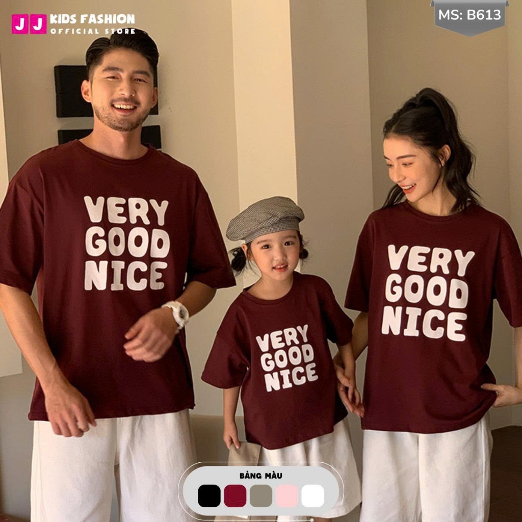 Áo Thun Gia Đình - Kết Nối Yêu Thương B613 | JJ Kids Fashion