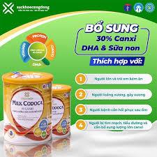 Sữa Milk Codoca Hi Canxi 900g – Sản phẩm phân phối trong đề án 818 Tổng cục dân số – Bộ Y Tế