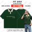 Áo polo local brand có bigsize 100kg cặp đôi nam nữ cao cấp unisex form dáng rộng fullbox by May Minh Thành MYDNA ngực