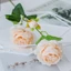 Trang trí giả hoa giả cây cảnh cưới pháp 3 bông hoa peony