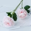 Trang trí giả hoa giả cây cảnh cưới pháp 3 bông hoa peony