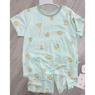 (Size 130-160) BỘ NGẮN LỤA TENCEL MỀM, KHÁNG KHUẨN, THOÁNG MÁT CHO BÉ | AnhMy Baby