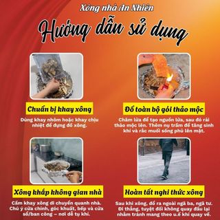 Combo 5 Gói Xông Nhà Tẩy Uế An Nhiên, Thảo Mộc Xông Nhà, Xông Cửa Hàng, Khai Trương, Tân Gia, Nhập Trạch, Từ Hơn 15 Loại