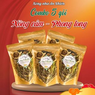 Combo 5 Gói Thảo Mộc Xông Cảm - Xông Tắm An Nhiên, Xông Phong Long, Tắm Tẩy Uế Cơ Thể, Xông Xả Xui, Từ Hơn 15 Loại Thảo