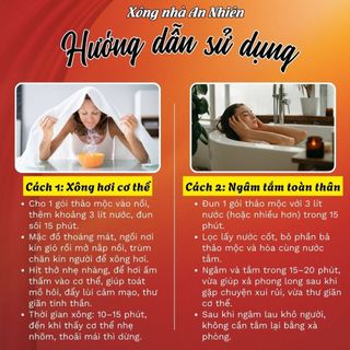 Combo 5 Gói Thảo Mộc Xông Cảm - Xông Tắm An Nhiên, Xông Phong Long, Tắm Tẩy Uế Cơ Thể, Xông Xả Xui, Từ Hơn 15 Loại Thảo