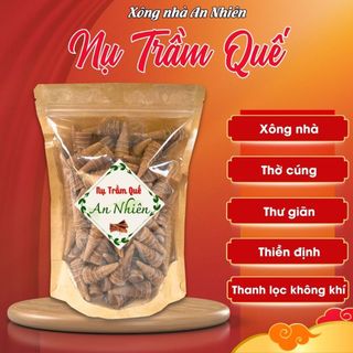 Nụ Trầm Quế An Nhiên, Nụ Quế, Trầm Hương Xông Nhà, Thờ Cúng, Thư Giãn, Nhang Sạch Thơm Dịu Tự Nhiên Túi 300gr
