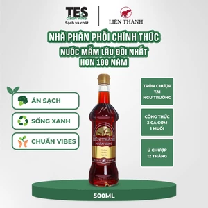 Nước Mắm Liên Thành Nhãn Vàng 35 độ đạm 500ml chai thủy tinh