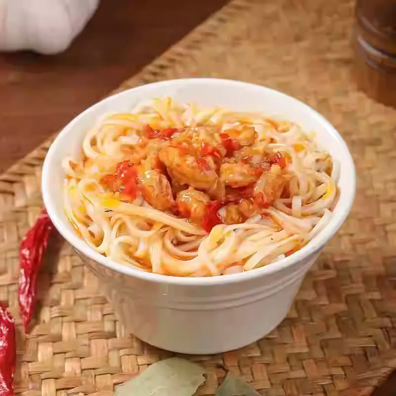 Sốt Tôm Cay Tỏi Ớt Ăn Liền Niuchangyuan 200g - Sốt Đuôi Tôm Rim Cay Đậm Đà Ăn Kèm Cơm, Mì, Bánh Mì Luka Food