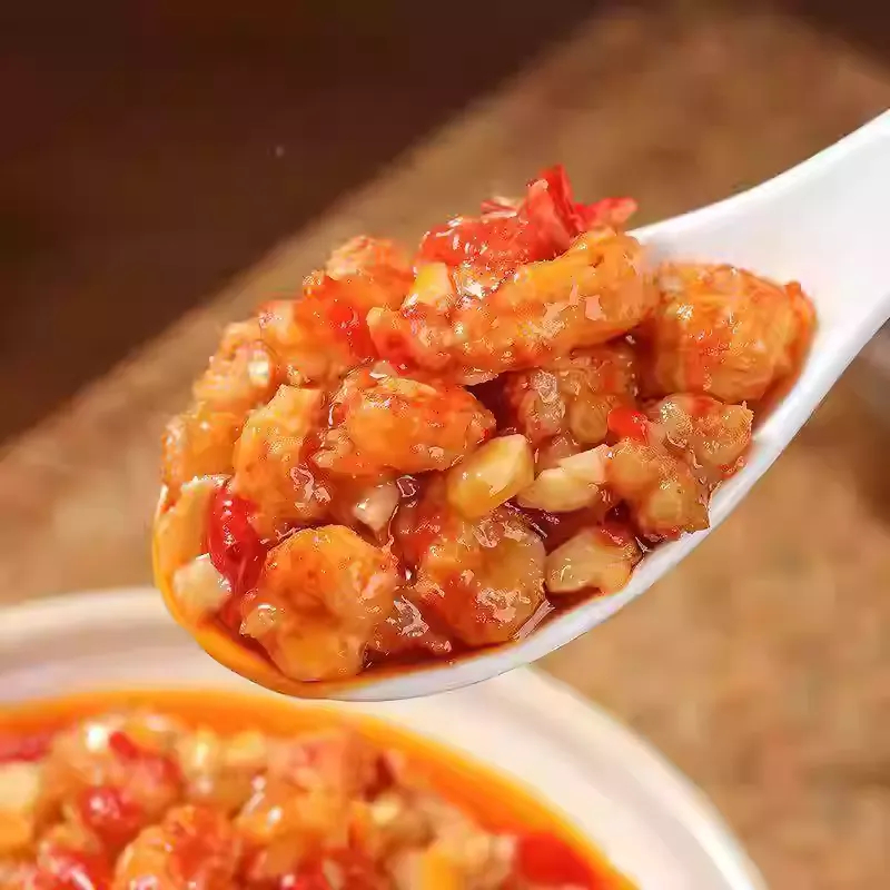Sốt Tôm Cay Tỏi Ớt Ăn Liền Niuchangyuan 200g - Sốt Đuôi Tôm Rim Cay Đậm Đà Ăn Kèm Cơm, Mì, Bánh Mì Luka Food