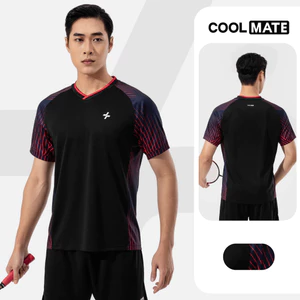 Áo thun thể thao nam chơi pickleball cầu lông Racquet Sport Graphic Red Line Thoáng khí Coolmate