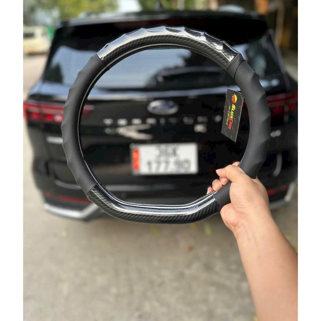BỌC VÔ LĂNG DCUT CHO FORD TERRITORY – CHUẨN FORM, CẦM CHẮC TAY, NÂNG TẦM NỘI THẤT 🔥