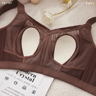 [BST MỚI] Áo ngực định hình Feelsy, đồ lót cao cấp nâng đẩy gom gọn mỡ lưng nách, mỏng nhẹ thoáng mát Lacy115