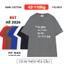 Áo thun phông màu xám HÈ 2026 có bigsize 110kg local brand cặp đôi nam nữ cotton unisex form rộng T shirt basic MY DNA