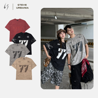 Áo Thun Local Brand STEVE URBANIA fom Boxy, áo phông chất liệu Cotton, Áo thun unisex vải Wash 2026