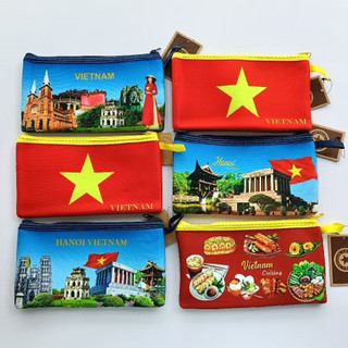 Ví thêu quà tặng lưu niệm Việt Nam (giá 1 cái màu ngẫu nhiên)