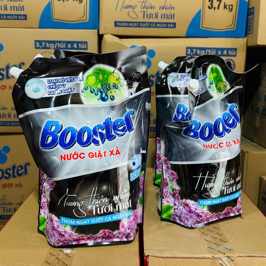 [MỚI] Combo 2 túi Nước giặt xả Bosster 2in1 - Sạch sâu, Thơm lâu, Hàng chính hãng