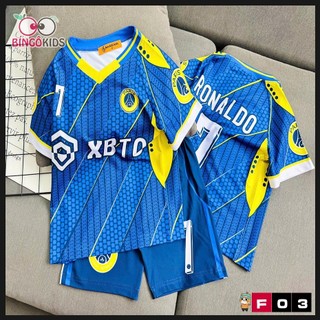 Đồ Bộ Bé Trai Thể Thao Đá Banh Ann Bibi Kids - Bộ Thun Lạnh 3D Họa Tiết Câu Lạc Bộ Nổi Tiếng