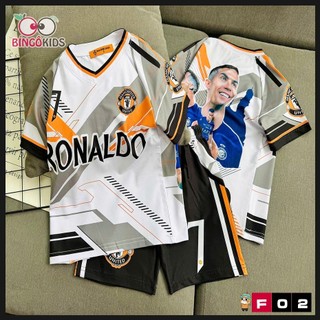 Đồ Bộ Bé Trai Thể Thao Đá Banh Ann Bibi Kids - Bộ Thun Lạnh 3D Họa Tiết Câu Lạc Bộ Nổi Tiếng