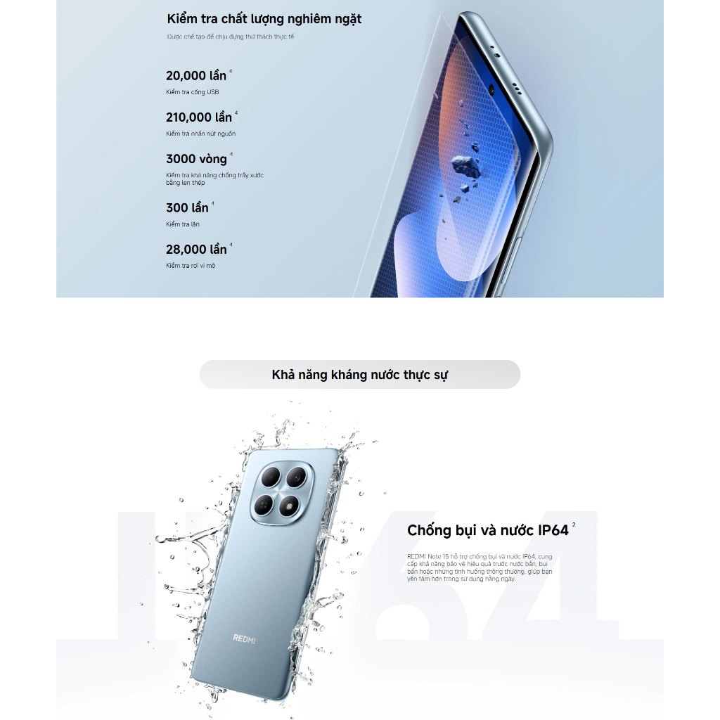 Điện Thoại Xiaomi Redmi Note 15 6GB 128GB Chính Hãng BH 18 Tháng | BigBuy360 - bigbuy360.vn