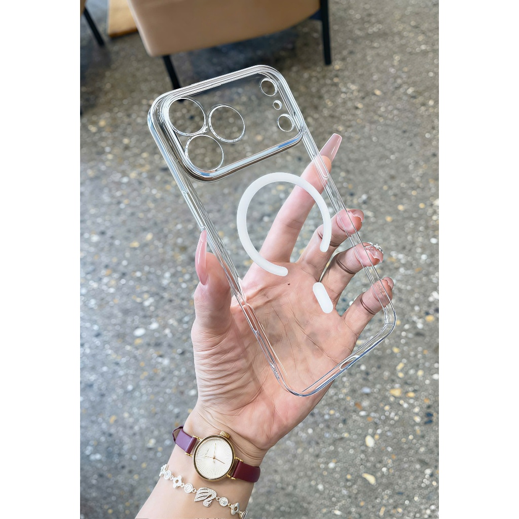Ốp LIKGUS trong cứng viền cứng siêu mỏng không ố màu bảo vệ camera dành cho iphone 17/16/15/14/13/12/pro/promax/air/plus