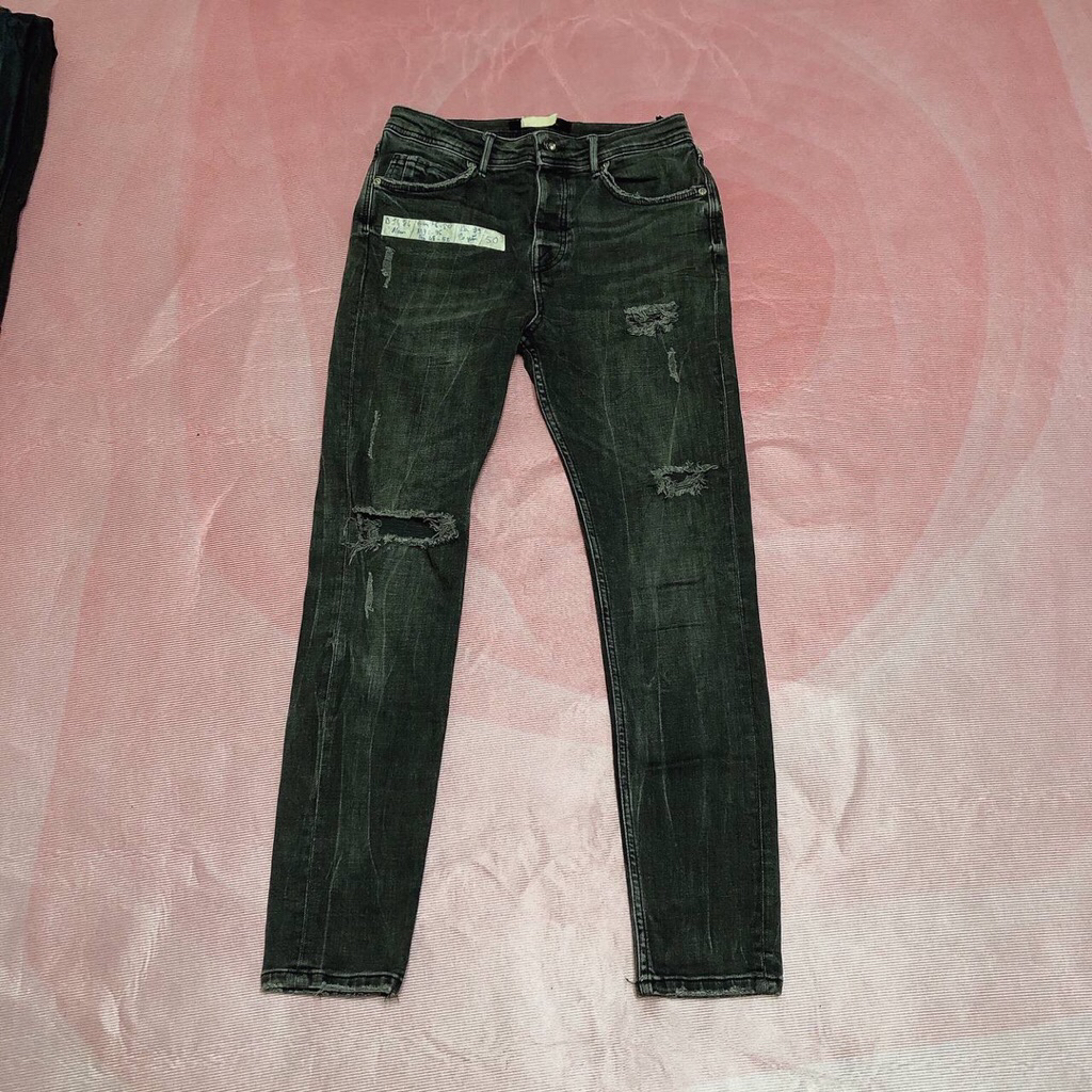 quần jean nam đen wax 2hand | Shopee Việt Nam