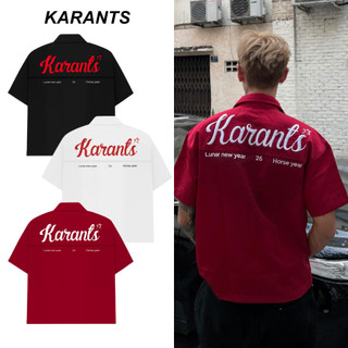 Karants Áo Sơ Mi Boxy Túi Hộp Chống Nhăn Thêu Nổi Local Brand 2026 Mới Nhất