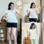 Áo sơ mi Babydoll Hari Chất Thô Boil Cổ Sen Tay Bồng Ulzzang 419 P3K6