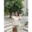 Áo sơ mi Babydoll Hari Chất Thô Boil Cổ Sen Tay Bồng Ulzzang 419 P3K6