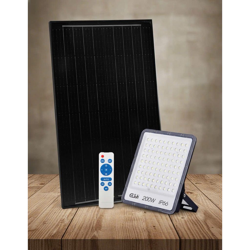 Đèn năng lượng mặt trời mắt ngọc chống lóa cao cấp.Hãng Elink 100W,200W,300W, vỏ nhôm led