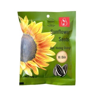 Combo 2 gói x 55g-Hạt hướng dương vị dừa bùi bùi,béo nguậyđem lại nhiều lợi ích cho sức khỏe,chất béo,chất khoáng.