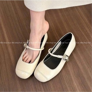 Giày búp bê nữ đế bệt chất da mền êm mẫu mới hot trend phong cách sang chảnh mã 65