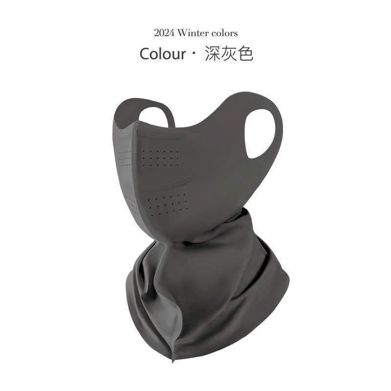 Khẩu Trang Chống Nắng Kèm Khăn Che Cổ UPF50+ – Khẩu Trang Chống Tia UV Che Kín Mặt Cổ, Vải Mát Lạnh Thoáng Khí Cho Nam N