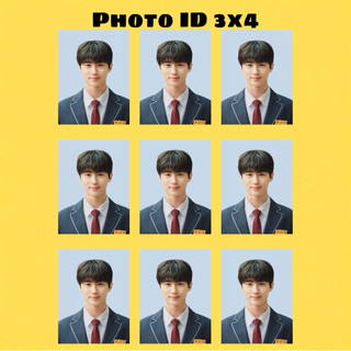 In ảnh thẻ 2x3,3x4,4x6, photo id theo yêu cầu - hình ảnh sắc nét - có chỉnh sửa thay phông