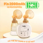 Máy hút sữa điện đôi cao cấp Topgiakids TG8166 lực hút MẠNH và ĐỀU chế độ 4 chế độ — ảnh 4